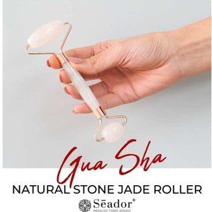 SEADOR: JADE ROLLER & GUASHA KIT FOR FACE & NECK